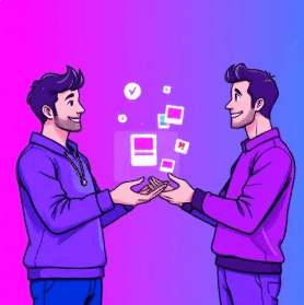 Designer handing over Figma to developer